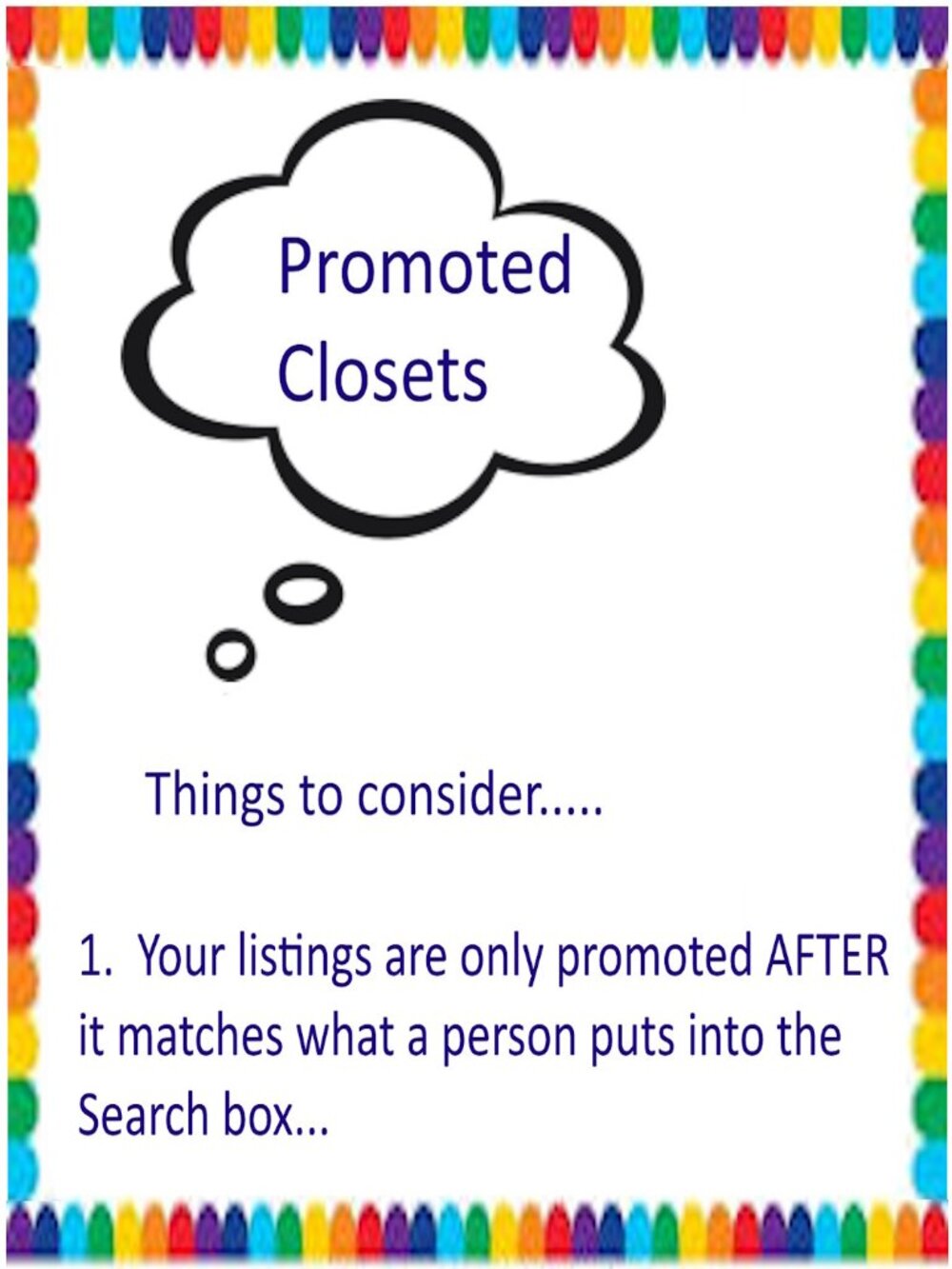Promoted Closets - Big Picture of Things to Consider